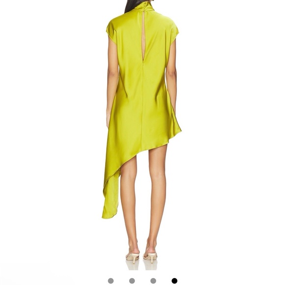 Lovers & Friends Revolve Asymmetrical Green Dress - Picture 2 of 4